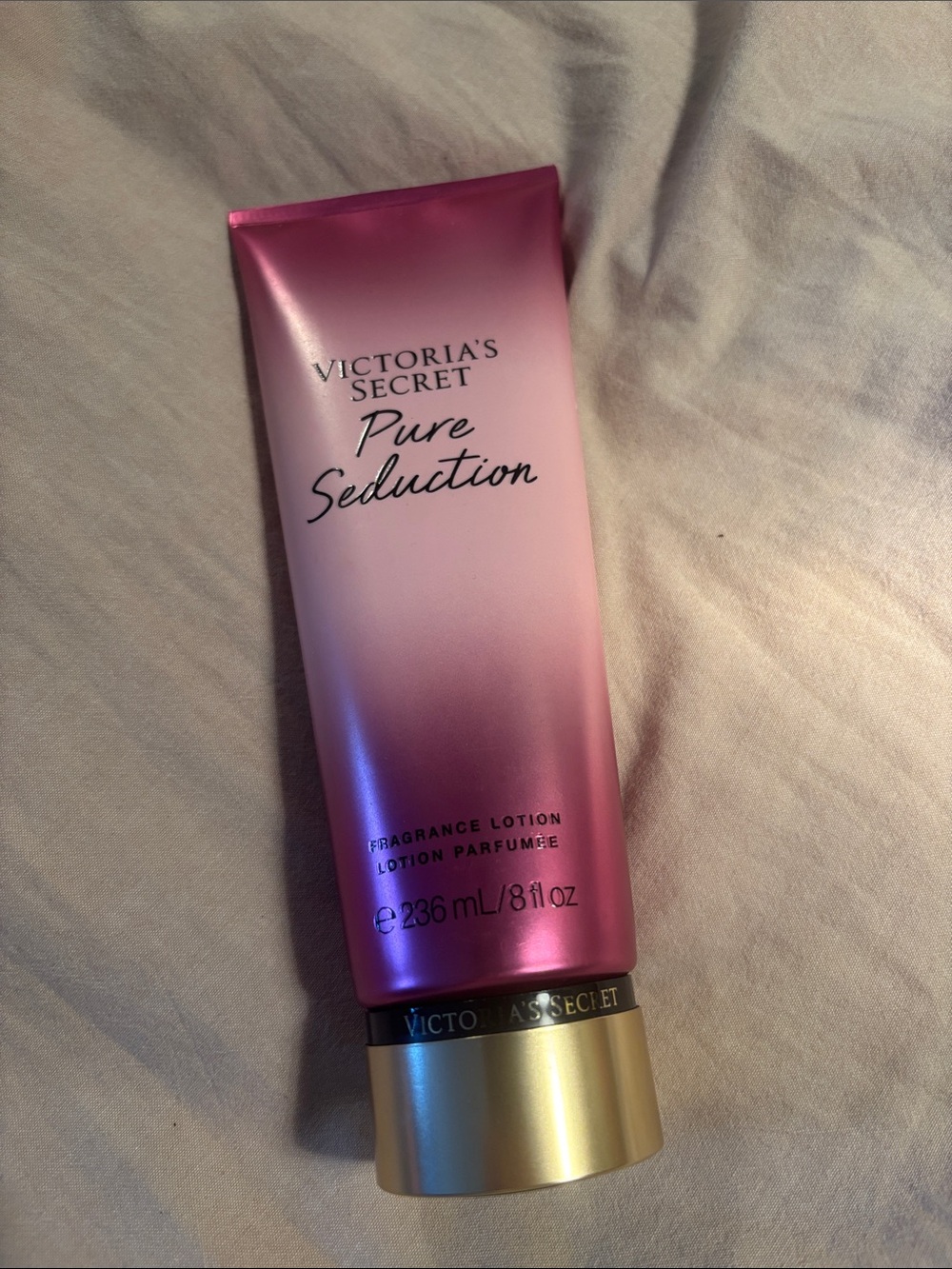 Victoria's Secret Pure Seduction Lotion - Pink Ombre with Gold Cap